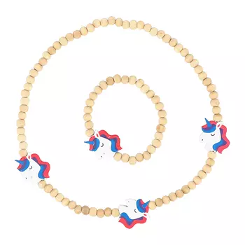 Набор бижутерии MISS PINKY бусы, браслет