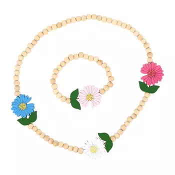 Набор бижутерии MISS PINKY бусы, браслет