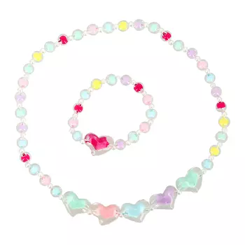 Набор бижутерии MISS PINKY бусы, браслет