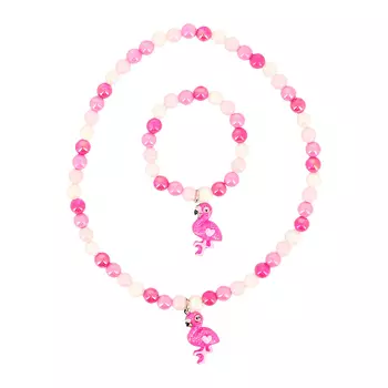 Набор бижутерии MISS PINKY бусы, браслет