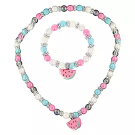 Набор бижутерии MISS PINKY бусы, браслет