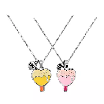 Набор бижутерии MISS PINKY бусы с подвеской 2 шт