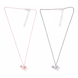 Набор бижутерии MISS PINKY бусы с подвеской 2 шт