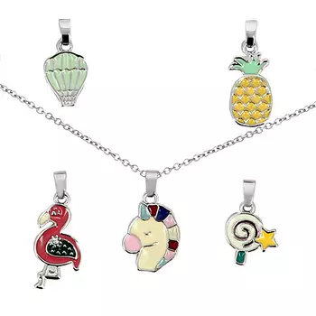 Набор бижутерии MISS PINKY подвеска, кулон 5 шт