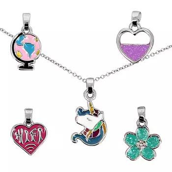 Набор бижутерии MISS PINKY подвеска, кулон 5 шт