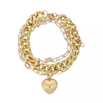 Набор браслетов LADY PINK CHAIN CONNECTION 3 шт