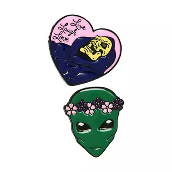 Набор брошей LADY PINK