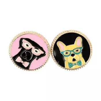 Набор брошей LADY PINK