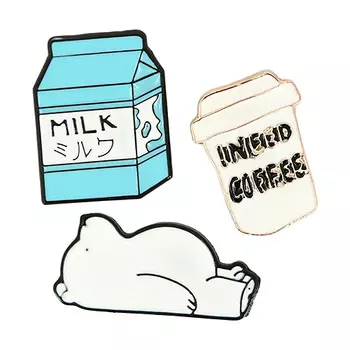 Набор брошей LADY PINK