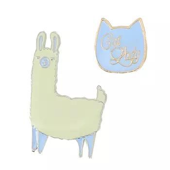 Набор брошей LADY PINK