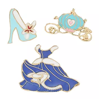 Набор брошей LADY PINK