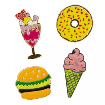 Набор брошей LADY PINK