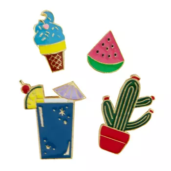 Набор брошей LADY PINK