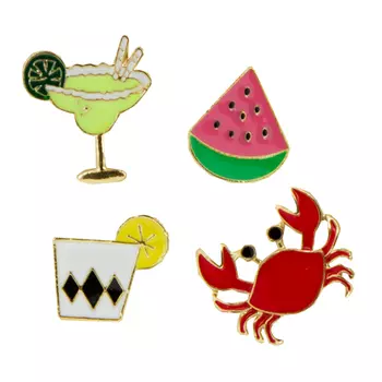 Набор брошей LADY PINK