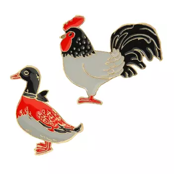 Набор брошей LADY PINK