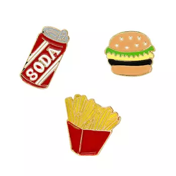 Набор брошей LADY PINK