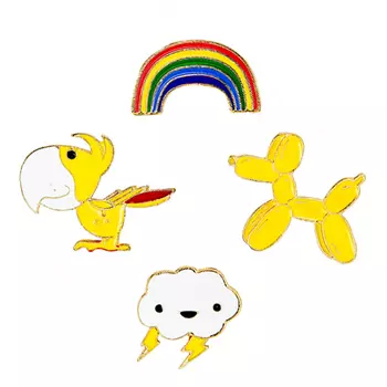 Набор брошей LADY PINK