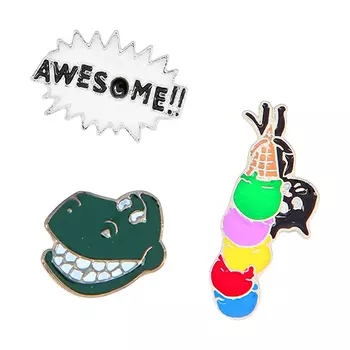 Набор брошей LADY PINK