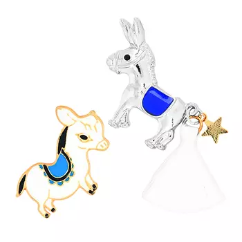 Набор брошей LADY PINK