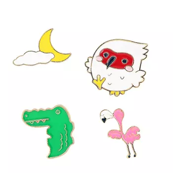 Набор брошей LADY PINK