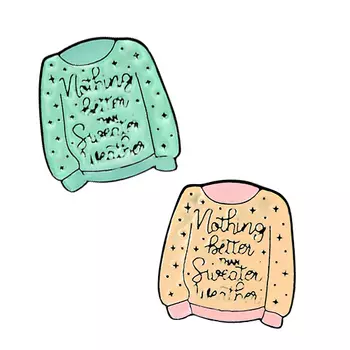 Набор брошей LADY PINK