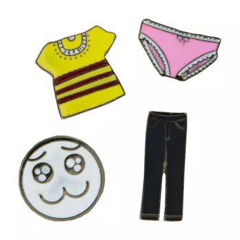 Набор брошей LADY PINK