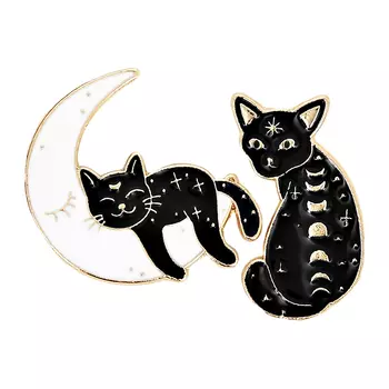 Набор брошей LADY PINK 2 шт