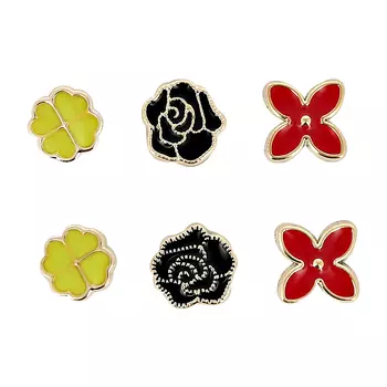 Набор брошей LADY PINK 6 шт