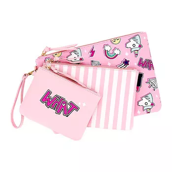 Набор из 3-х косметичек LADY PINK