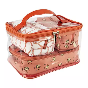 Набор из 4-х косметичек LADY PINK