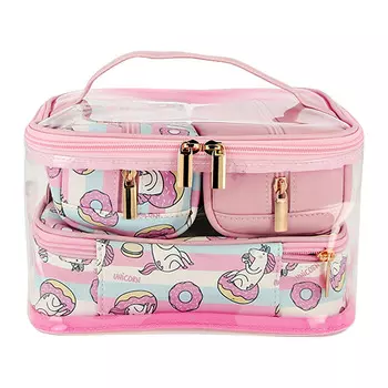 Набор из 4-х косметичек MISS PINKY