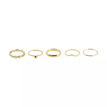 Набор колец LADY PINK MINIMALISM