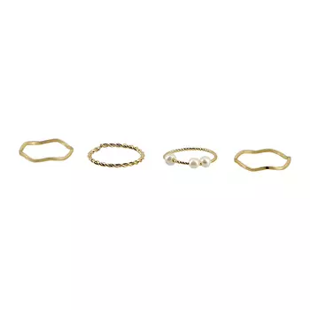 Набор колец LADY PINK MINIMALISM 5 шт