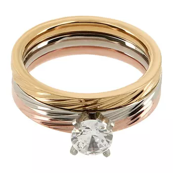 Набор колец LADY PINK MUST HAVE 3 шт