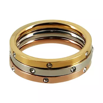 Набор колец LADY PINK MUST HAVE 3 шт