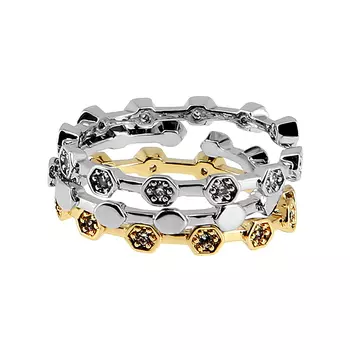 Набор колец LADY PINK MUST HAVE 3 шт