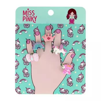 Набор колец MISS PINKY 5 шт