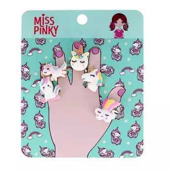 Набор колец MISS PINKY 5 шт