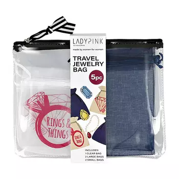 Набор косметичек для украшений LADY PINK