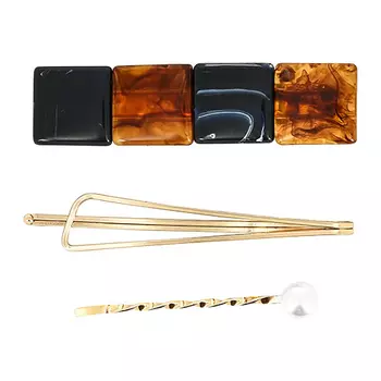 Набор LADY PINK заколка, невидимки 3 шт