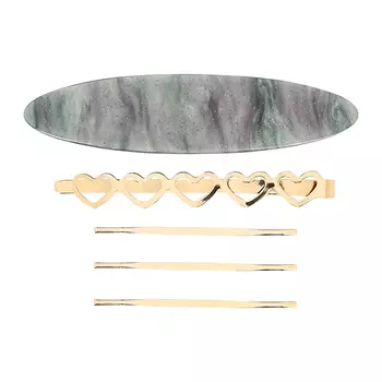 Набор LADY PINK заколка, невидимки 5 шт