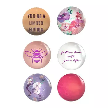 Набор магнитов FUN WILD GARDEN FLORAL 6 шт