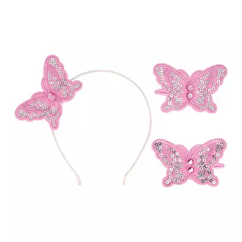 Набор MISS PINKY ободок 1 шт, заколка 2 шт