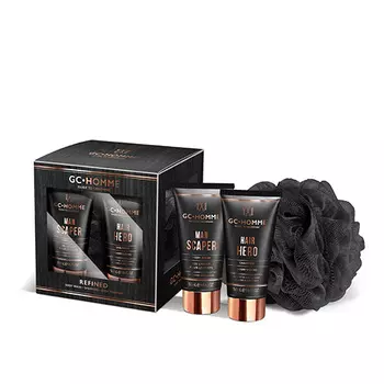 Набор мужской GRACE COLE GC HOMME гель для душа 50 мл, шампунь для волос 50 мл, мочалка