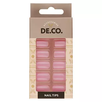 Набор накладных ногтей DECO. VIVID sweet lilac 24 шт+ клеевые стикеры 24 шт