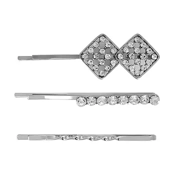 Набор невидимок LADY PINK 3 шт decore