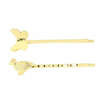 Набор невидимок LADY PINK metal 2 шт