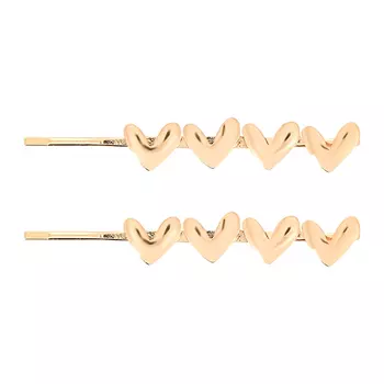 Набор невидимок LADY PINK metal 2 шт