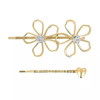 Набор невидимок LADY PINK metal 2 шт