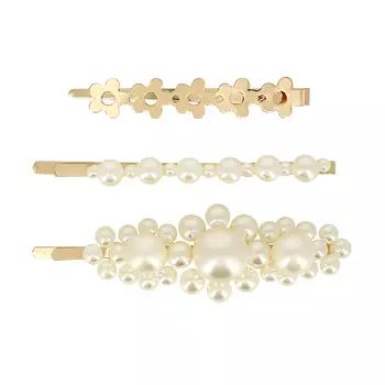 Набор невидимок LADY PINK pearl 3 шт